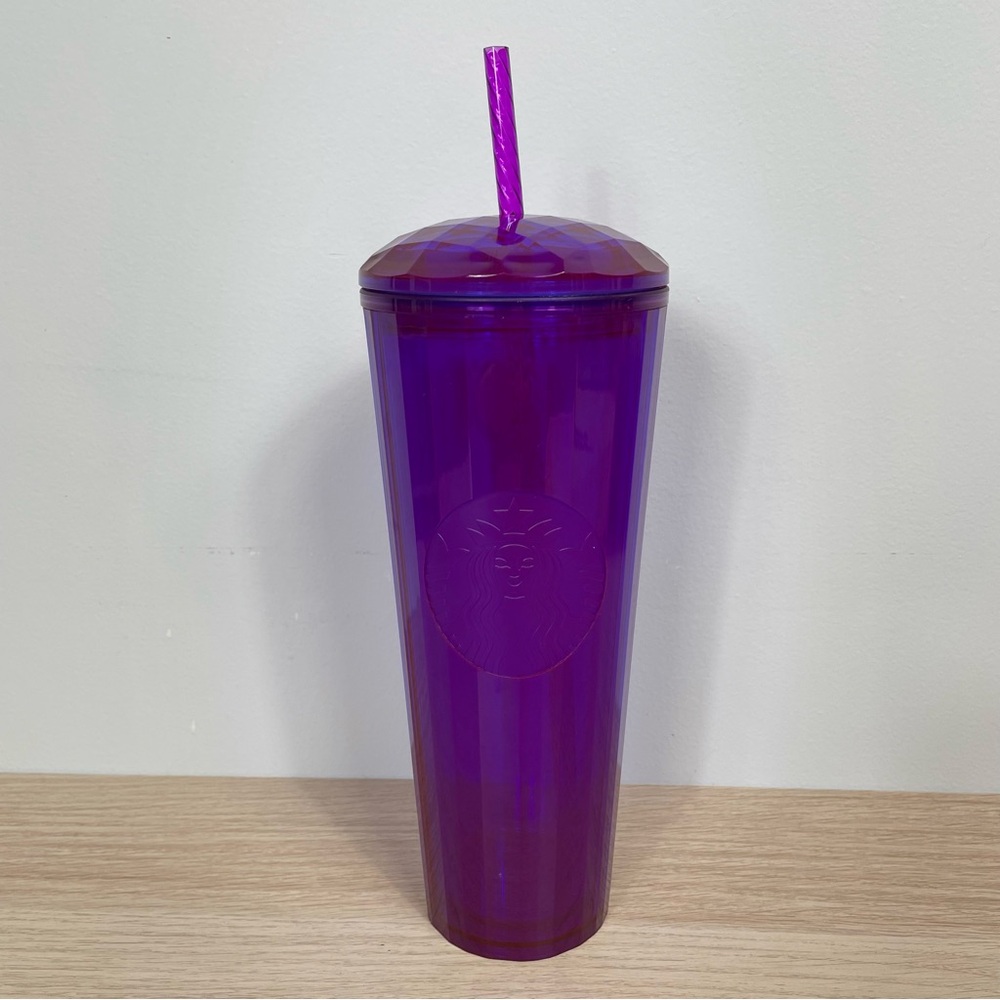 Starbucks 2021 Purple Kaleidoscope Cold Cup Tumbler with Dome Lid